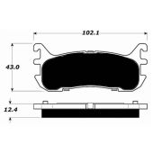 [AP636-R4-E]Porterfield R4-E COMPOUND race brake pads
